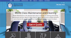 Desktop Screenshot of mastermaintenance.com